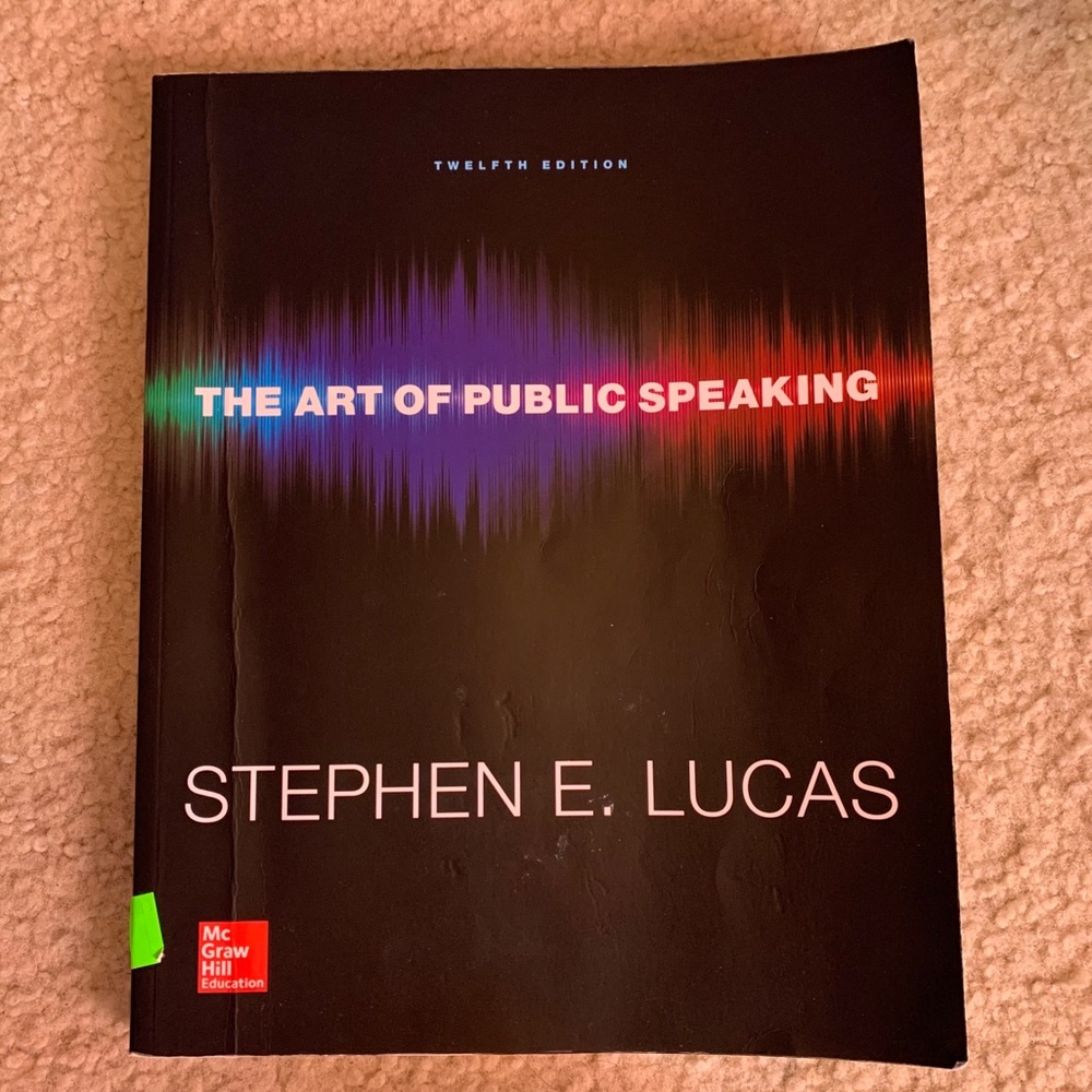 Twelfth Edition The Art Of Public Speaking
